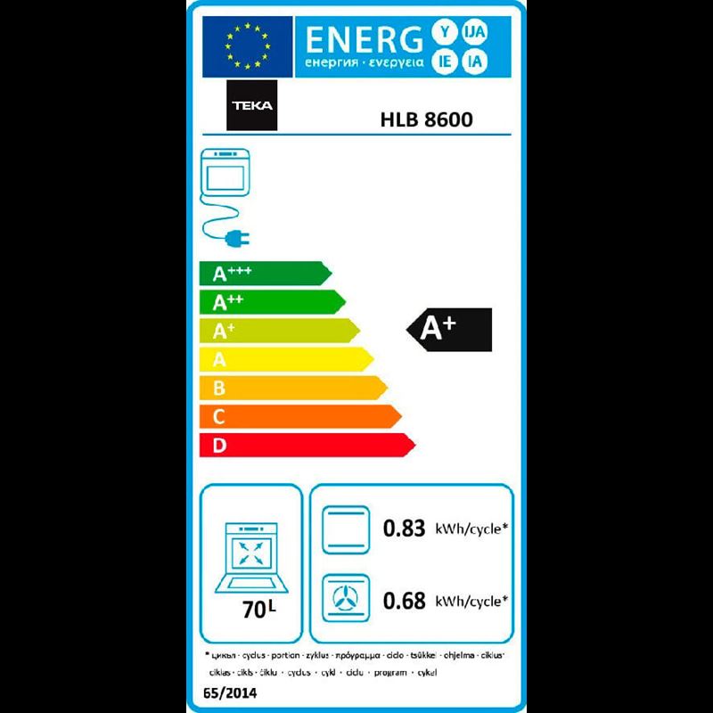 Teka HLB 8600 BK Siyah Ankastre Fırın
